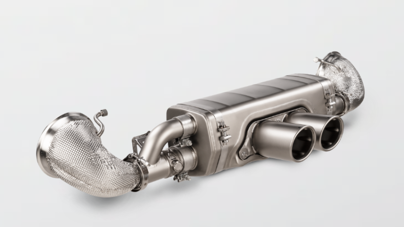Photo of Akrapovic Titanium Slip-On Race Line Exhaust for the Porsche 992 GT3 RS - Image 2